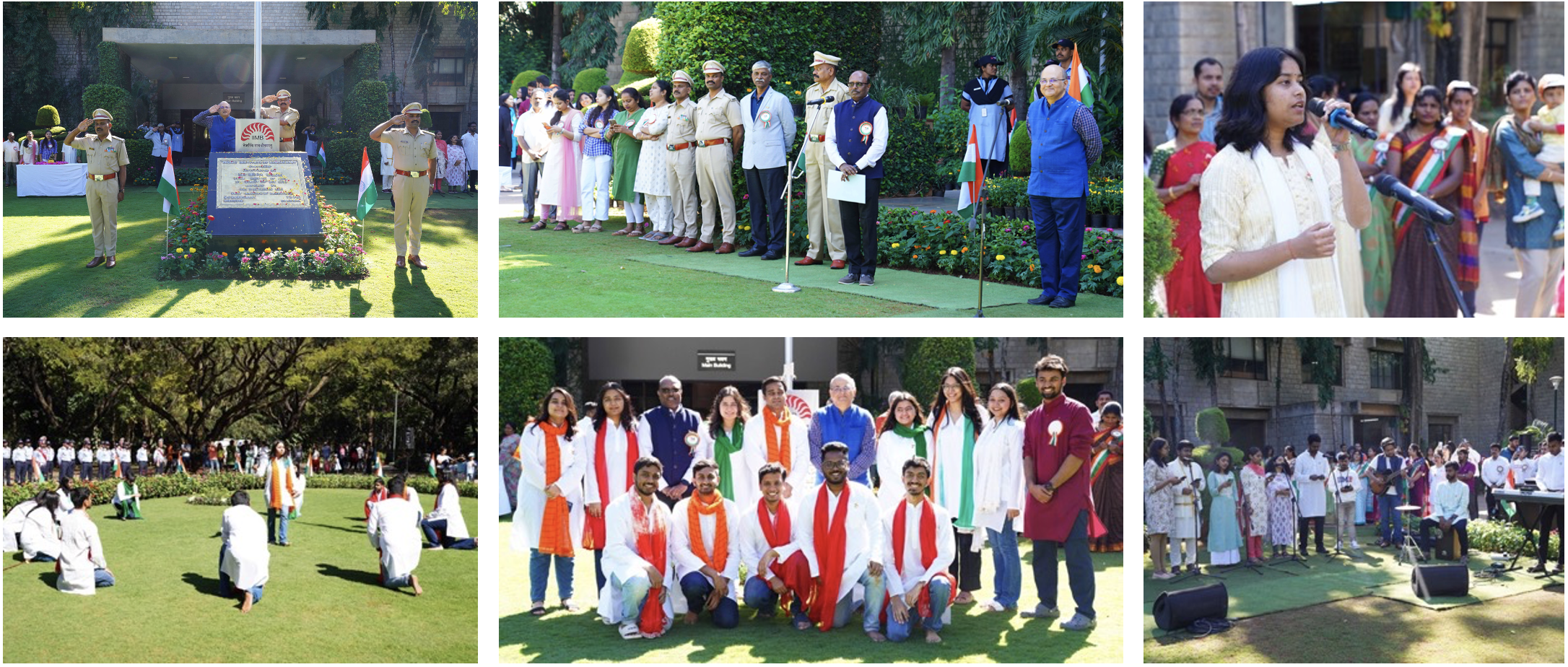 The IIMB community celebrated the country’s 76th Republic day in a grand manner.
